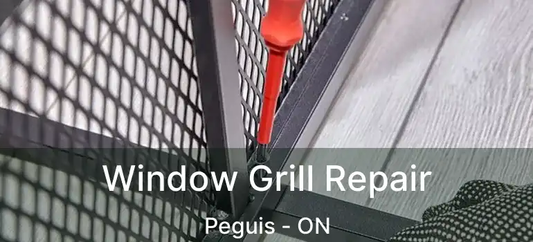  Window Grill Repair Peguis - ON