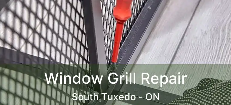  Window Grill Repair South Tuxedo - ON