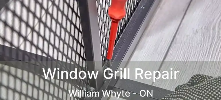  Window Grill Repair William Whyte - ON