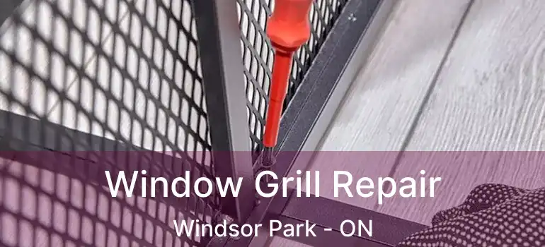  Window Grill Repair Windsor Park - ON