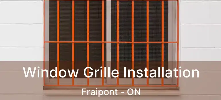  Window Grille Installation Fraipont - ON