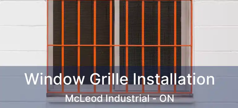  Window Grille Installation McLeod Industrial - ON