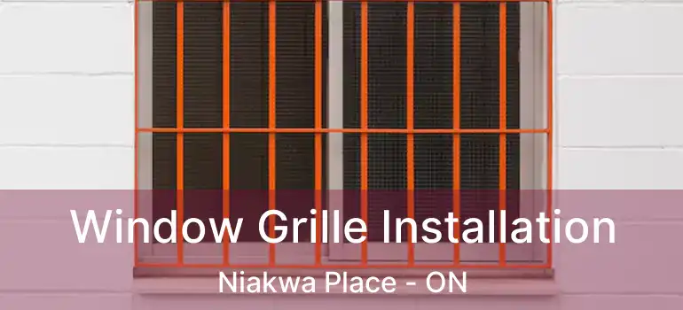  Window Grille Installation Niakwa Place - ON