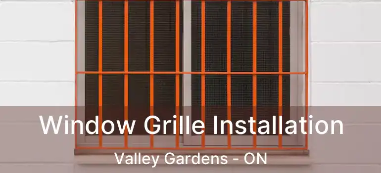 Window Grille Installation Valley Gardens - ON