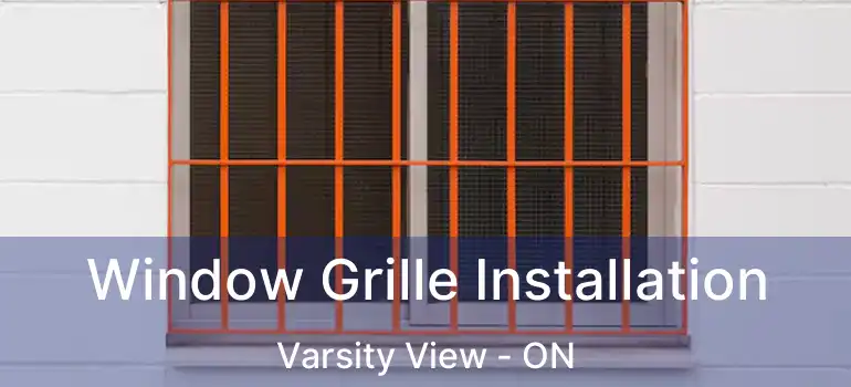  Window Grille Installation Varsity View - ON