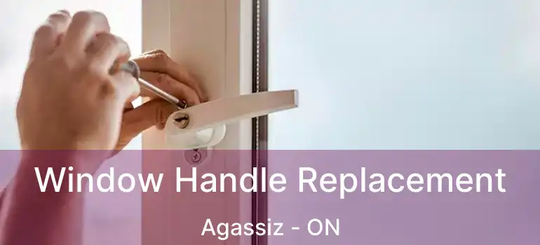  Window Handle Replacement Agassiz - ON