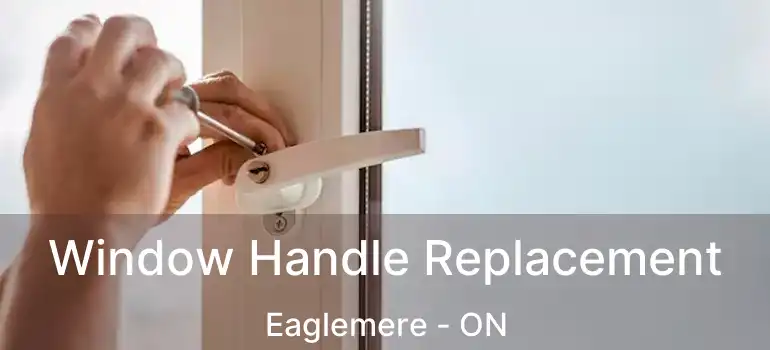  Window Handle Replacement Eaglemere - ON