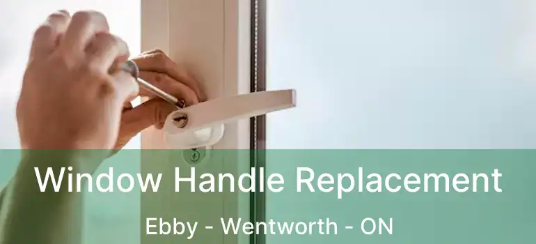 Window Handle Replacement Ebby - Wentworth - ON