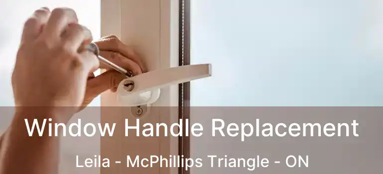  Window Handle Replacement Leila - McPhillips Triangle - ON