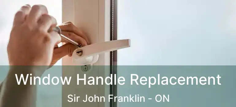  Window Handle Replacement Sir John Franklin - ON