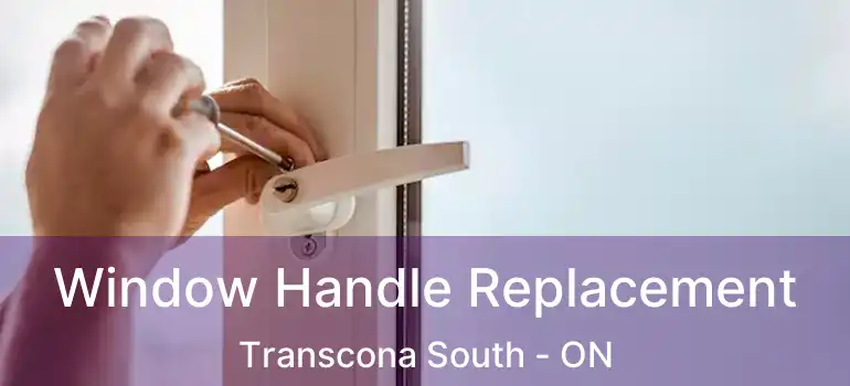  Window Handle Replacement Transcona South - ON