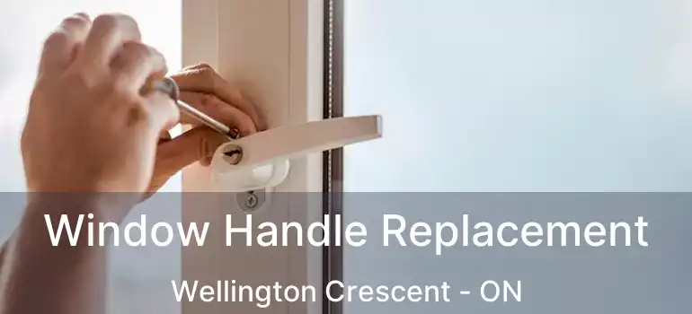  Window Handle Replacement Wellington Crescent - ON