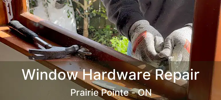  Window Hardware Repair Prairie Pointe - ON