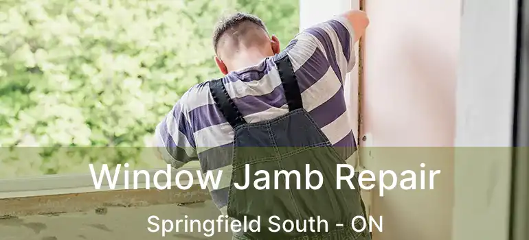  Window Jamb Repair Springfield South - ON
