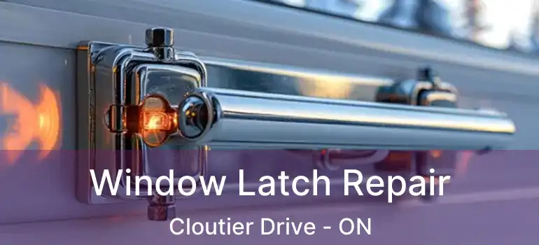  Window Latch Repair Cloutier Drive - ON