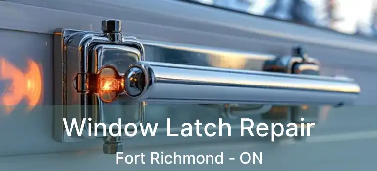  Window Latch Repair Fort Richmond - ON