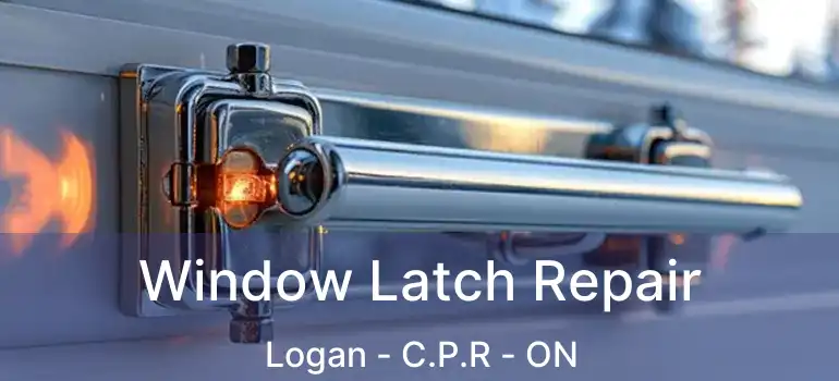  Window Latch Repair Logan - C.P.R - ON
