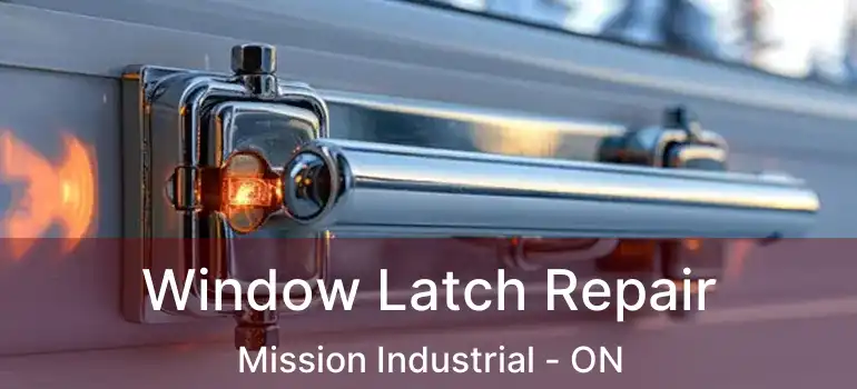  Window Latch Repair Mission Industrial - ON