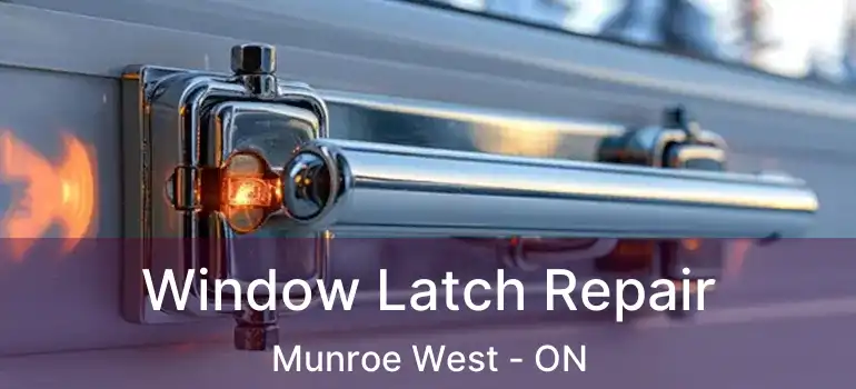  Window Latch Repair Munroe West - ON