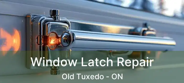  Window Latch Repair Old Tuxedo - ON