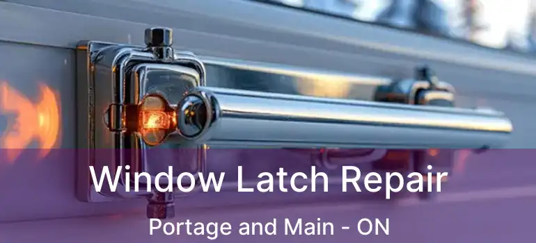  Window Latch Repair Portage and Main - ON