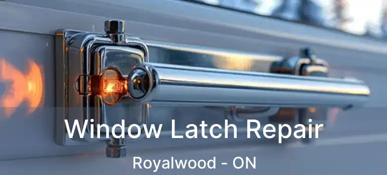  Window Latch Repair Royalwood - ON