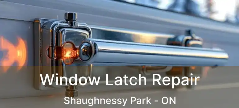  Window Latch Repair Shaughnessy Park - ON