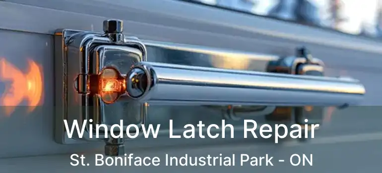  Window Latch Repair St. Boniface Industrial Park - ON