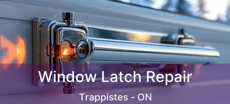  Window Latch Repair Trappistes - ON