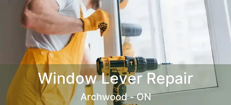  Window Lever Repair Archwood - ON