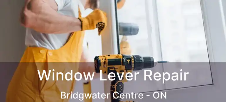  Window Lever Repair Bridgwater Centre - ON