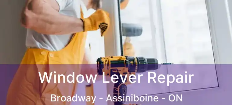  Window Lever Repair Broadway - Assiniboine - ON