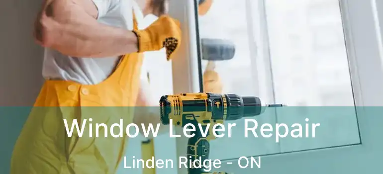  Window Lever Repair Linden Ridge - ON