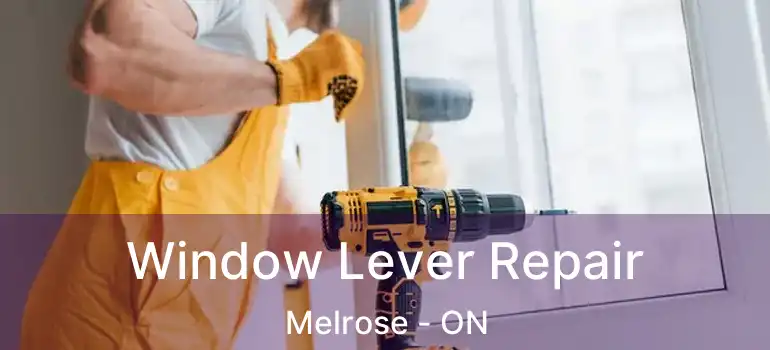  Window Lever Repair Melrose - ON