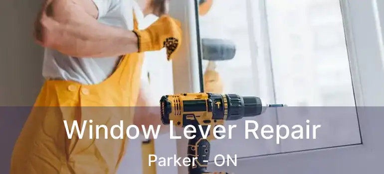  Window Lever Repair Parker - ON
