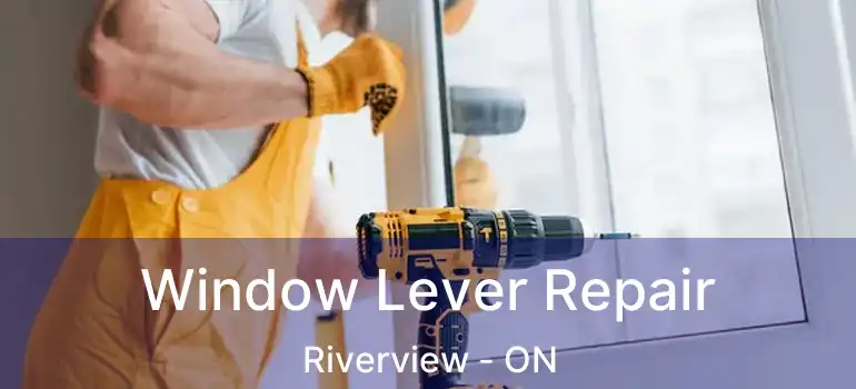  Window Lever Repair Riverview - ON