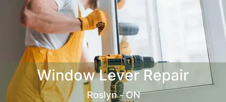  Window Lever Repair Roslyn - ON