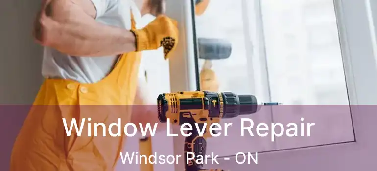  Window Lever Repair Windsor Park - ON