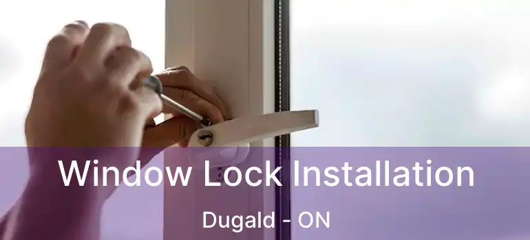  Window Lock Installation Dugald - ON