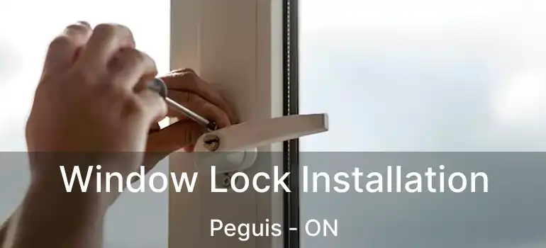  Window Lock Installation Peguis - ON