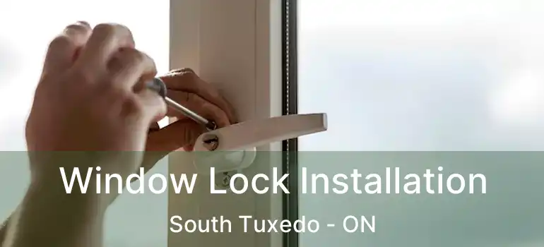  Window Lock Installation South Tuxedo - ON