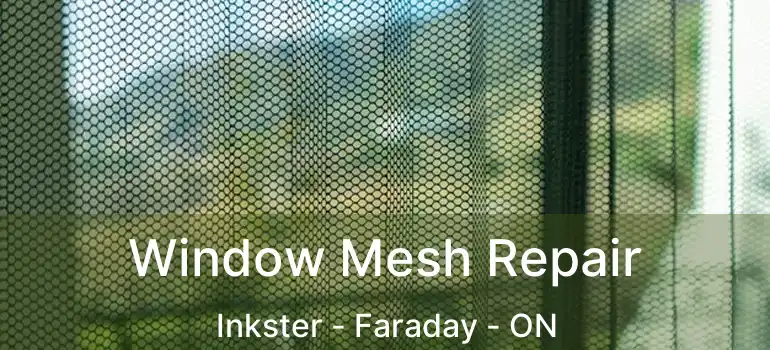  Window Mesh Repair Inkster - Faraday - ON
