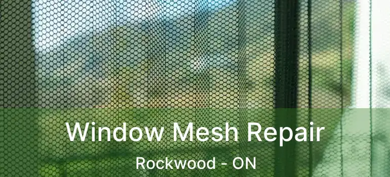  Window Mesh Repair Rockwood - ON