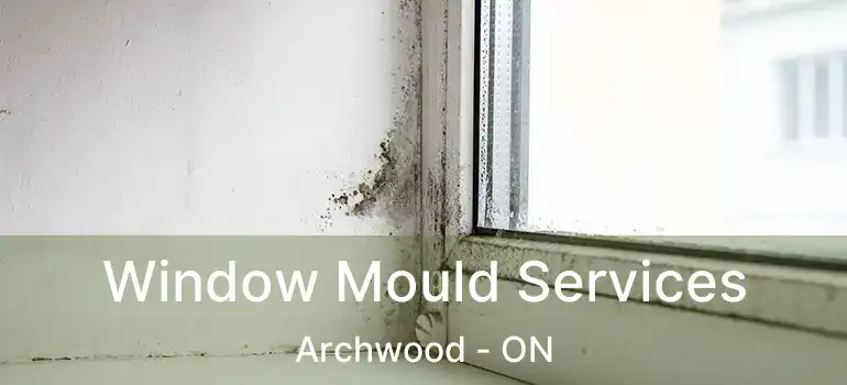  Window Mould Services Archwood - ON