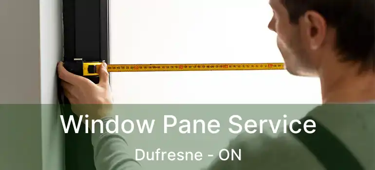  Window Pane Service Dufresne - ON