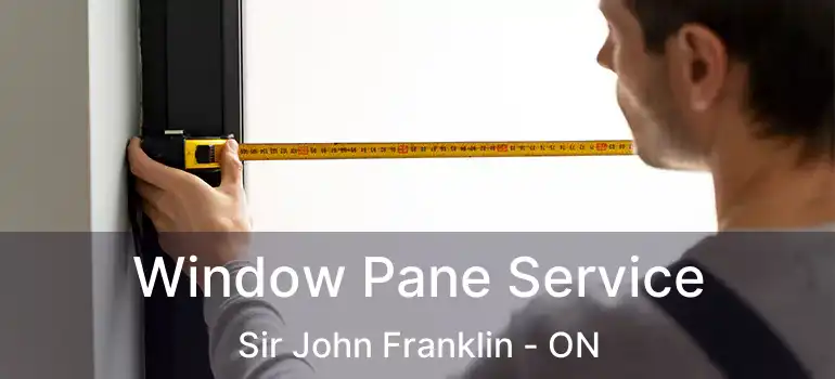  Window Pane Service Sir John Franklin - ON