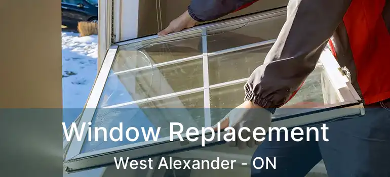  Window Replacement West Alexander - ON