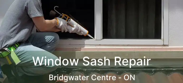  Window Sash Repair Bridgwater Centre - ON