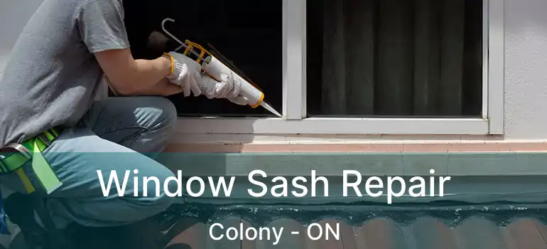  Window Sash Repair Colony - ON