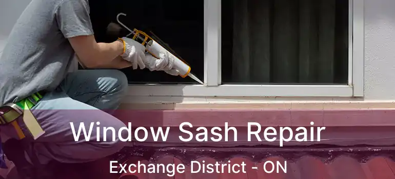  Window Sash Repair Exchange District - ON